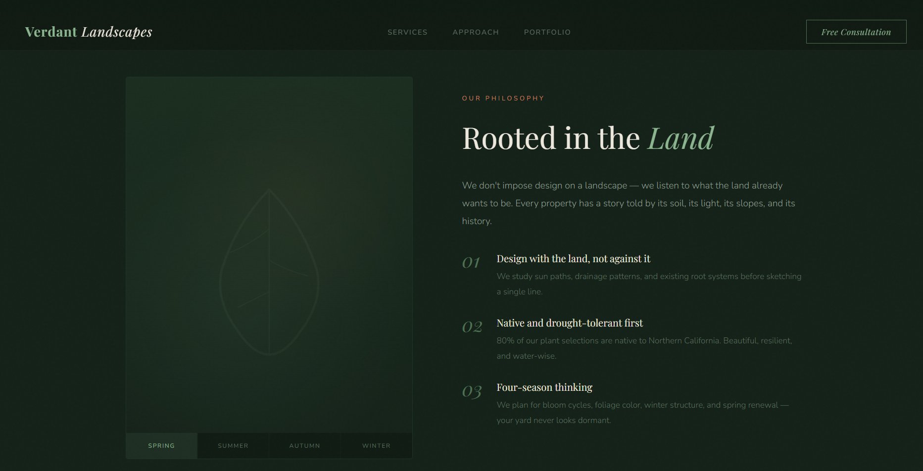Verdant Landscapes demo